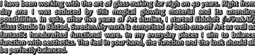 I have been working with